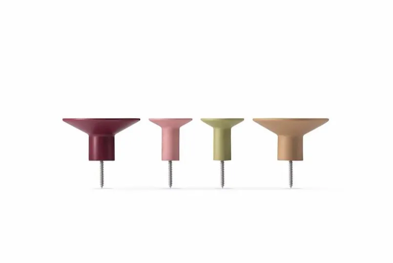 Remember Halterungen-Wandhaken Fuchsia 4tlg. Bunt