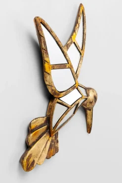 KARE DESIGN Wandobjekte|Hängende Deko-Wandobjekt Hummingbird 51220 Gold