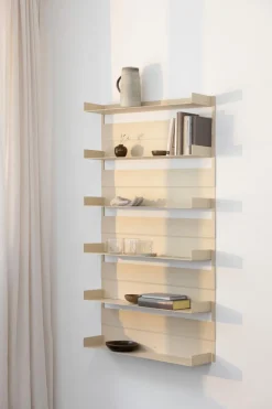 Metallbude Regale-Wandregal Aris Cashew