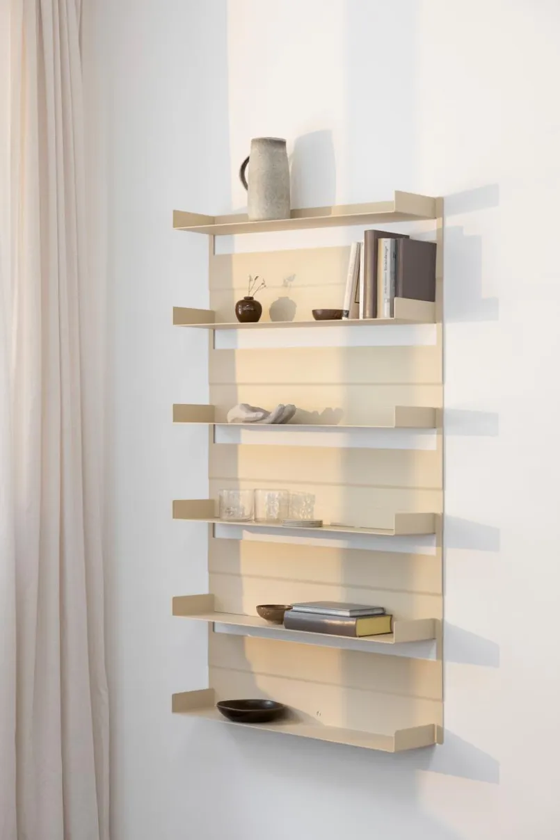 Metallbude Regale-Wandregal Aris Cashew