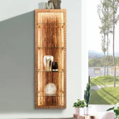 Regale|Regale|WOLFMÖBEL Wandregal Bark 4064 Akazie