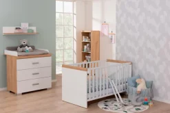 Portobello Babyzimmer Schränke & Regale|Babyzimmer Schränke & Regale-Wandregal Kristin 2 Weiß