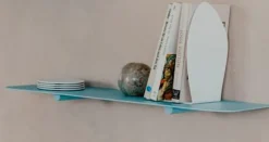 Metallbude Regale-Wandregal Lenn 60 x 17 Blueberry