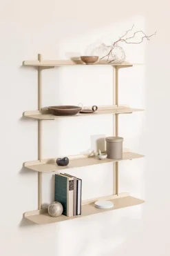 Metallbude Badregale|Regale-Wandregal Linara Cashew