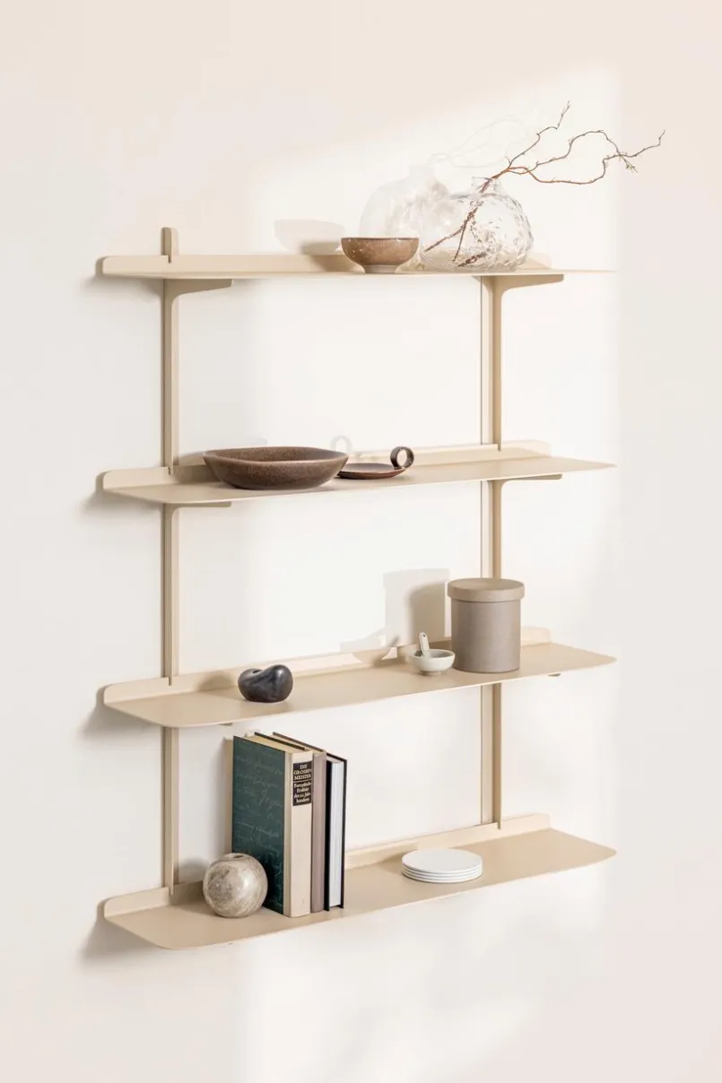 Metallbude Badregale|Regale-Wandregal Linara Cashew