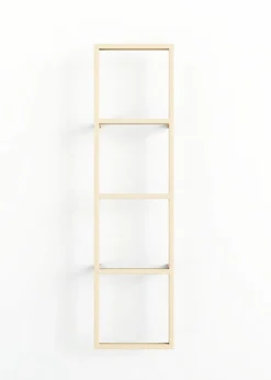 Badregale|Praktisch Im Flur|Metallbude Wandregal Rivo Cashew