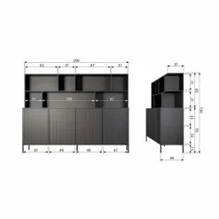 Wandschrank New Gravure<DAHEIM Sale