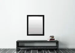 LEN-FRA Wandspiegel-Wandspiegel Lottie Schwarz / Silber