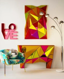 Wandspiegel|KARE DESIGN Wandspiegel Prisma Bunt
