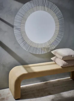DEKNUDT MIRRORS Wandspiegel-Wandspiegel Yoko Bronze Transparent