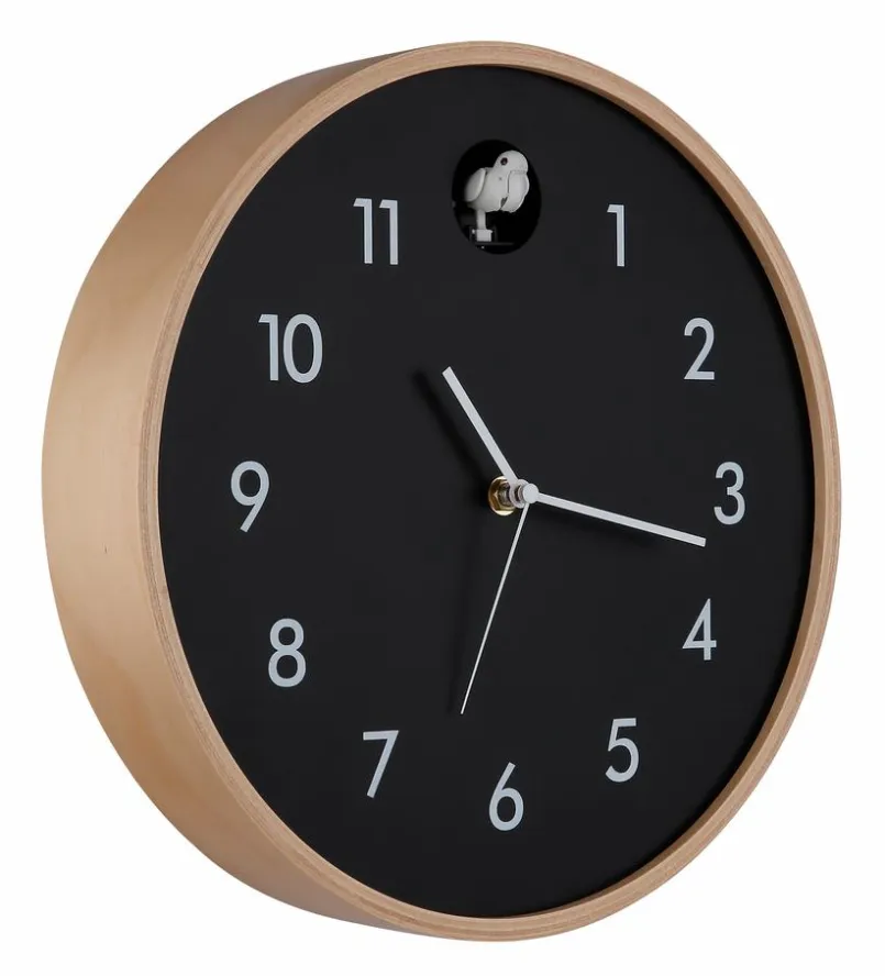 Globo Wanduhren-Wanduhr 78284 Ø 32 cm Schwarz
