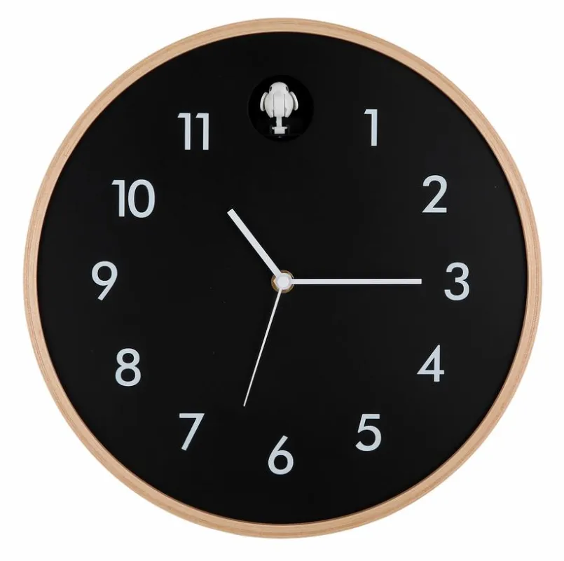 Globo Wanduhren-Wanduhr 78284 Ø 32 cm Schwarz