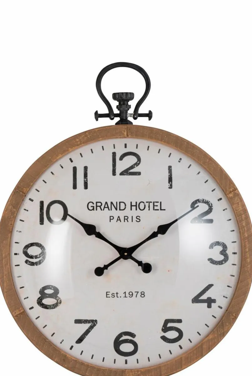 DAHEIM Wanduhren-Wanduhr Ø 107 cm Braun