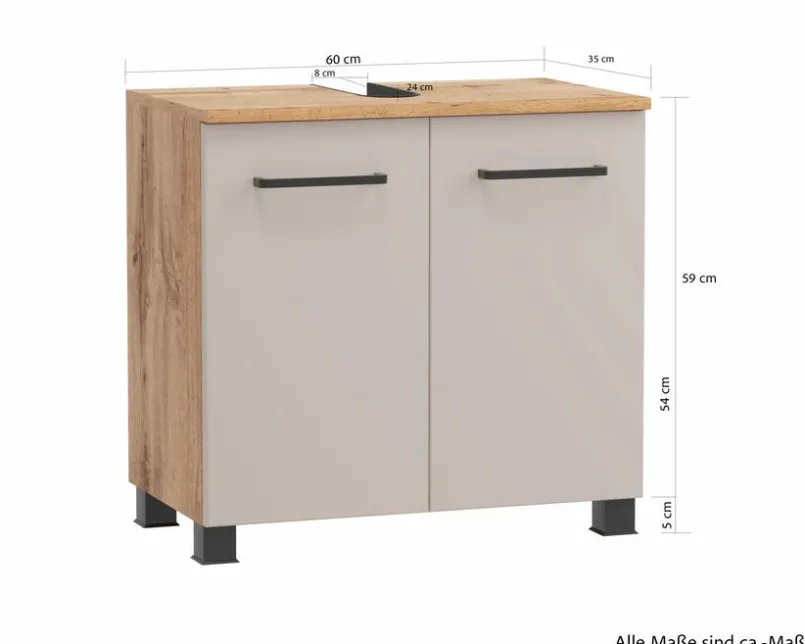 Waschbeckenunterschrank Paris<Held-Möbel Sale