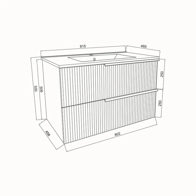 Waschbeckenunterschrank Sidney< Discount