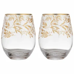 ladelle Gläser-Wasserglas Comet 2tlg. Gold