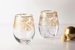 ladelle Gläser-Wasserglas Comet 2tlg. Gold