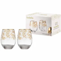 ladelle Gläser-Wasserglas Comet 2tlg. Gold