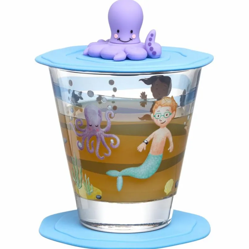 Leonardo Gläser-Wasserglas Meer 3tlg. Bunt
