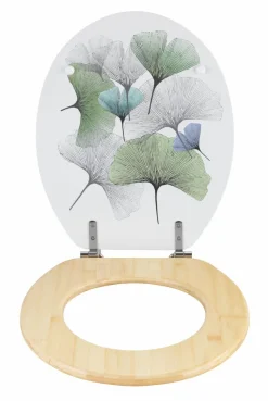 WENKO Badzubehör-WC-Sitz Ginkgo Weiß