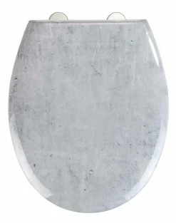 WENKO Badzubehör-WC-Sitz Concrete Grau