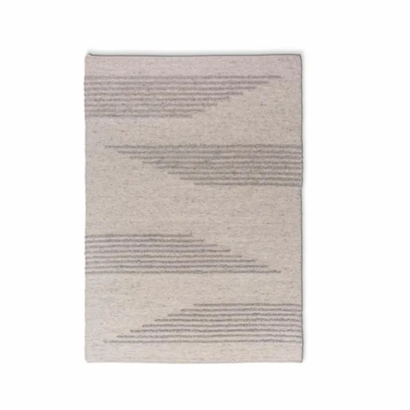 Allgäuer Teppichmanufaktur Natur(Look) Teppiche-Webteppich Alpina Design III 200x300 cm Grau