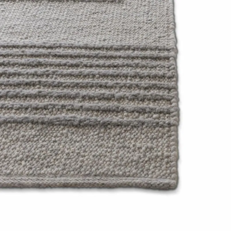 Allgäuer Teppichmanufaktur Natur(Look) Teppiche-Webteppich Alpina Design III 200x300 cm Grau