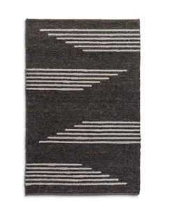 Natur(Look) Teppiche|Allgäuer Teppichmanufaktur Webteppich Alpina Design III 200x250cm Anthrazit