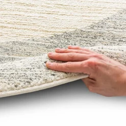 Natur(Look) Teppiche| Webteppich Cadis Ø 200 cm Beige