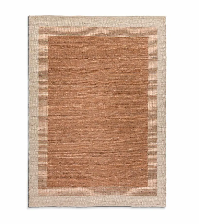 Paulig Teppiche Natur(Look) Teppiche-Webteppich Double D 200 x 300 cm Terra