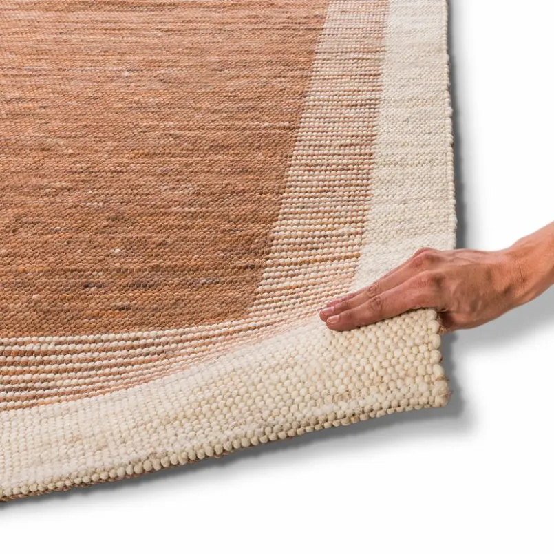 Paulig Teppiche Natur(Look) Teppiche-Webteppich Double D 200 x 300 cm Terra