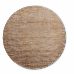 Moderne Teppiche-Webteppich Etena Ø 200 cm Gold