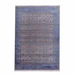 Moderne Teppiche-Webteppich Etena 160 x 230 cm Blau