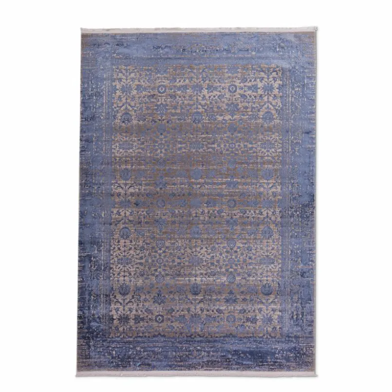 Moderne Teppiche-Webteppich Etena 160 x 230 cm Blau