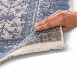 Moderne Teppiche-Webteppich Etena 160 x 230 cm Blau