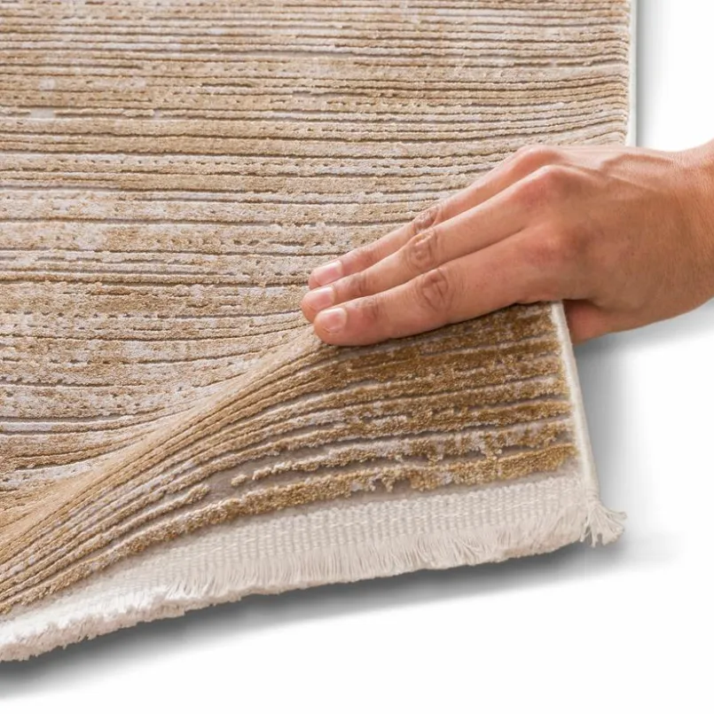 Moderne Teppiche| Webteppich Etena 160 x 230 cm Gold