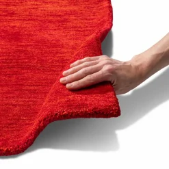 Webteppich Gabbeh Uni 195 x 295 cm< New