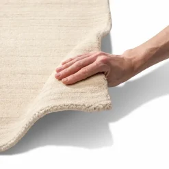 Natur(Look) Teppiche| Webteppich Gabbeh Uni 195 x 295 cm Natural