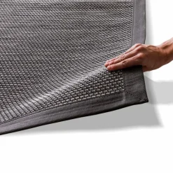 Natur(Look) Teppiche-Webteppich Junior Minos 190 x 280 cm Schwarz