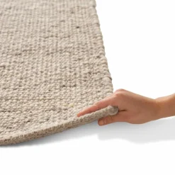 Webteppich Laax Uni 70 x 140 cm<Allgäuer Teppichmanufaktur New