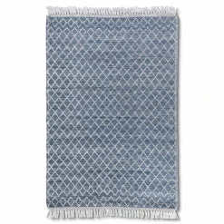Natur(Look) Teppiche-Webteppich Lennos 160 x 230 cm Blau