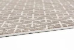 JOOP! Moderne Teppiche-Webteppich Metric 140 x 200 cm Taupe