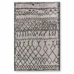 Natur(Look) Teppiche|Moderne Teppiche| Webteppich Moroccan 140 x 200 cm Grau / Beige