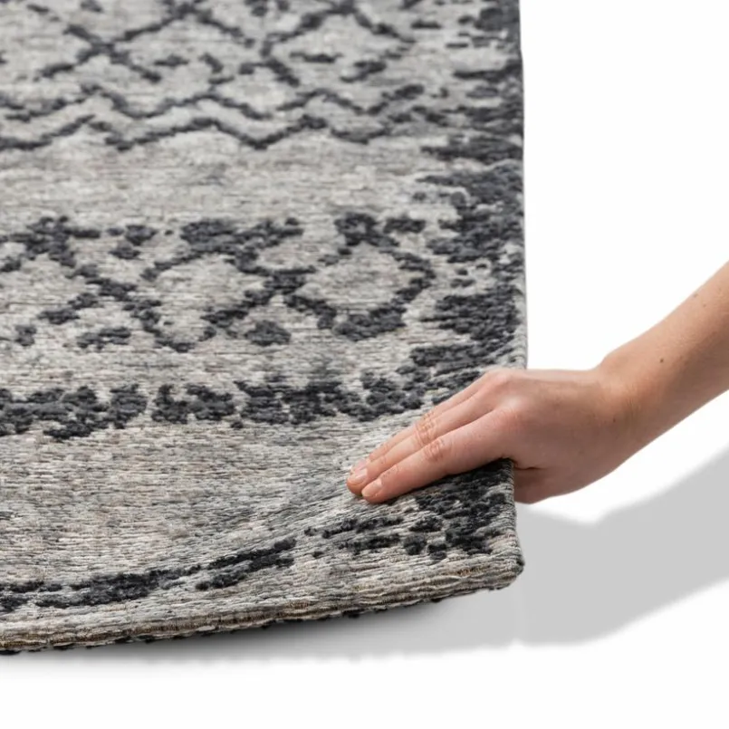 Natur(Look) Teppiche|Moderne Teppiche| Webteppich Moroccan 140 x 200 cm Grau / Beige