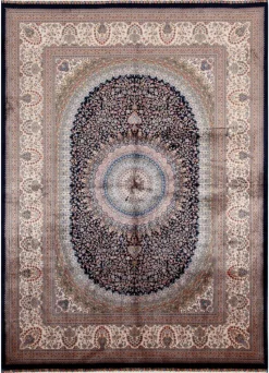 Orient-Teppiche| Webteppich Pur 67 x 190 cm Schwarz