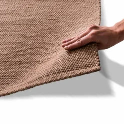 TISCA Natur(Look) Teppiche-Webteppich Respect Plain 140 x 200 cm Hellbraun