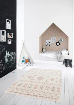 Kinderteppiche|Kinderteppiche-Webteppich Silvana 200 x 290 cm Cream