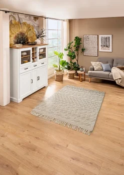 Webteppich Tassels 170 x 230 cm< Outlet