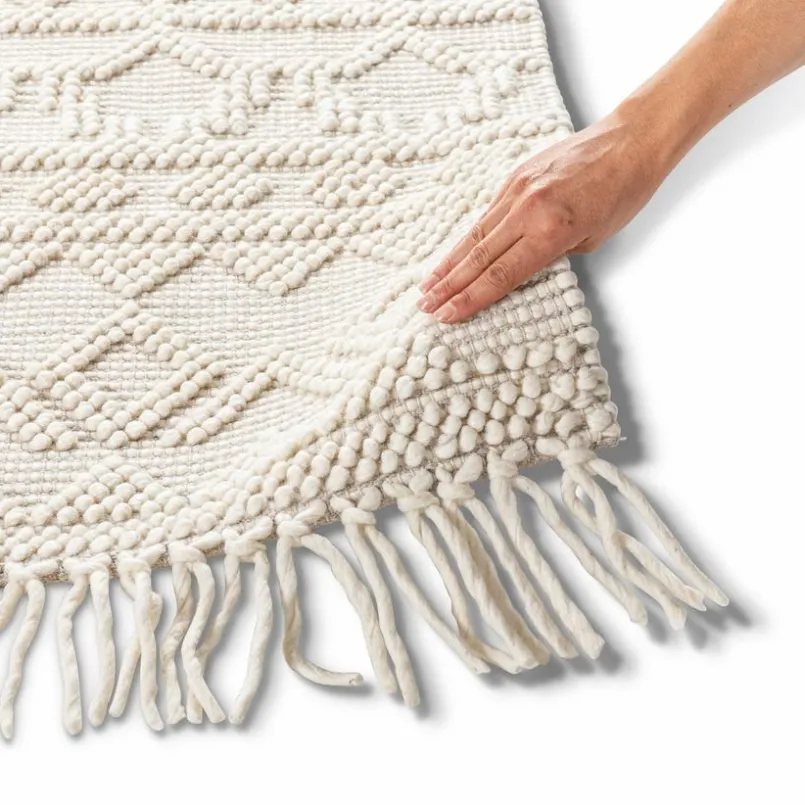 Webteppich Tassels 170 x 230 cm< Outlet