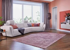 Vintage Teppiche|SCHÖNER WOHNEN-Kollektion Webteppich Velvet 140 x 200 cm Rot